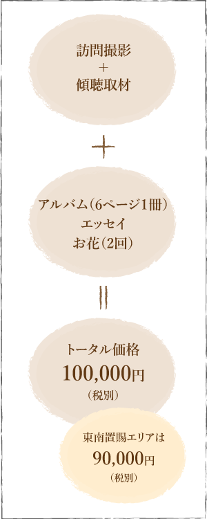 トータル価格100,000円（税抜）